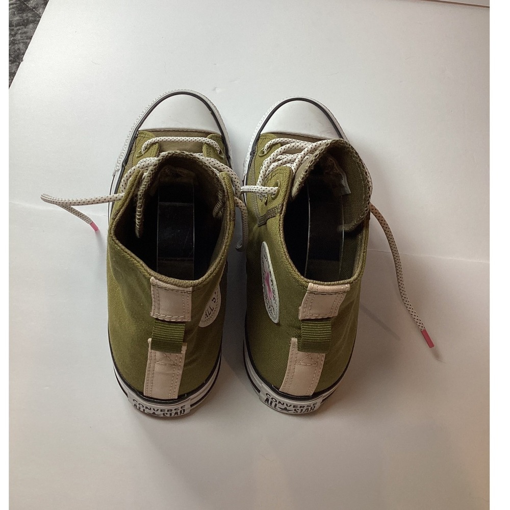 Converse Olive Green High Top Sneakers - Picture 6 of 16